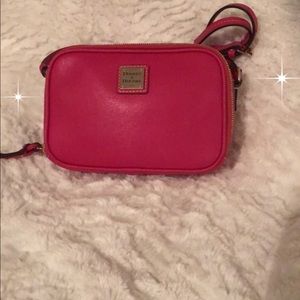 Dooney & Bourke Fuchsia Saffiano Leather Ambler